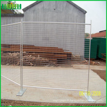 Clôture amovible 40-60g clôture temporaire galvanisée à chaud